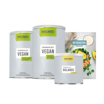 Produktabbildung Paket INSUMED Ketofasten Vegan - Hauptziel Zellgeneration